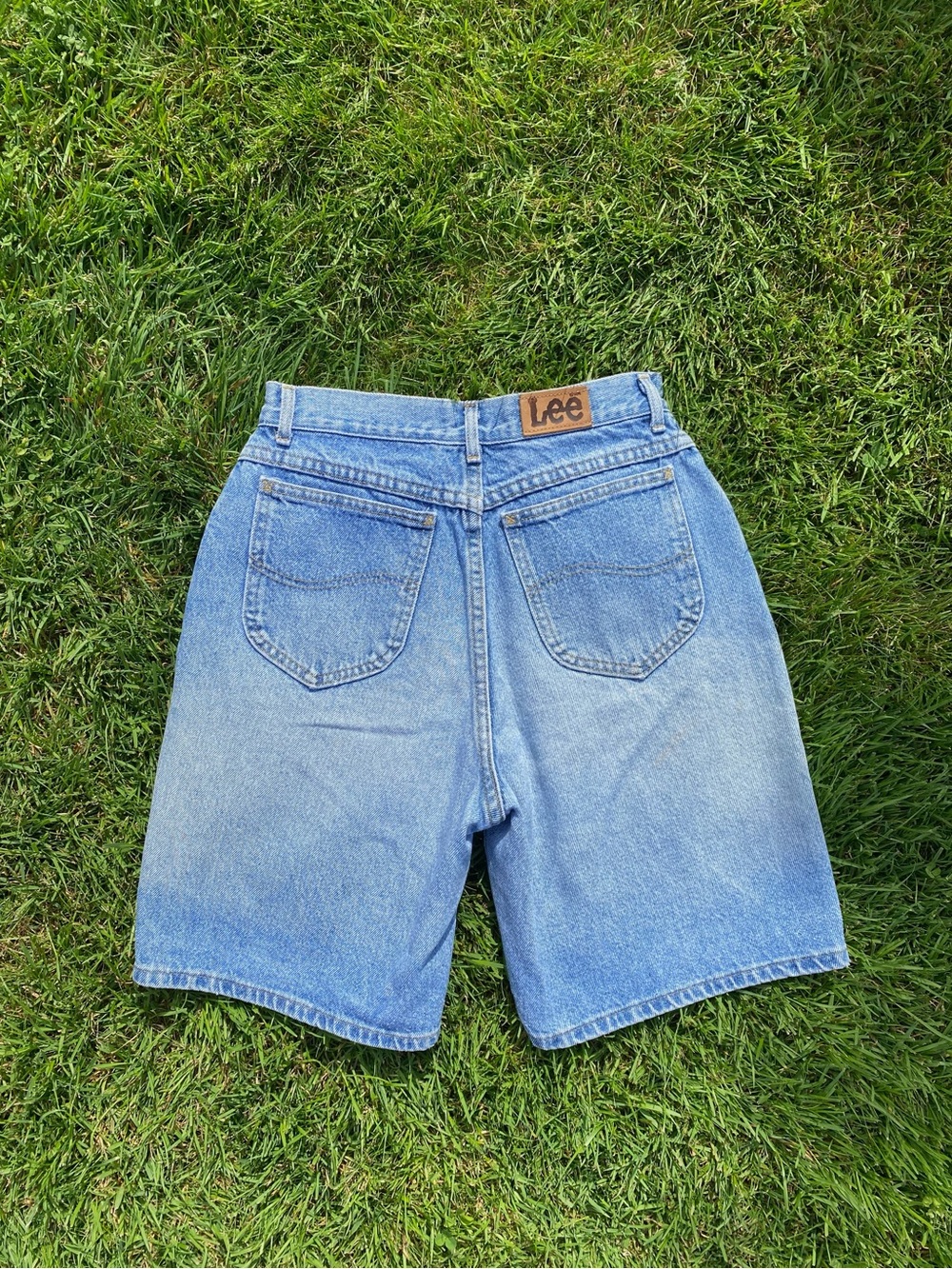 Vintage Lee High Rise Boyfriend Baggy Denim Shorts